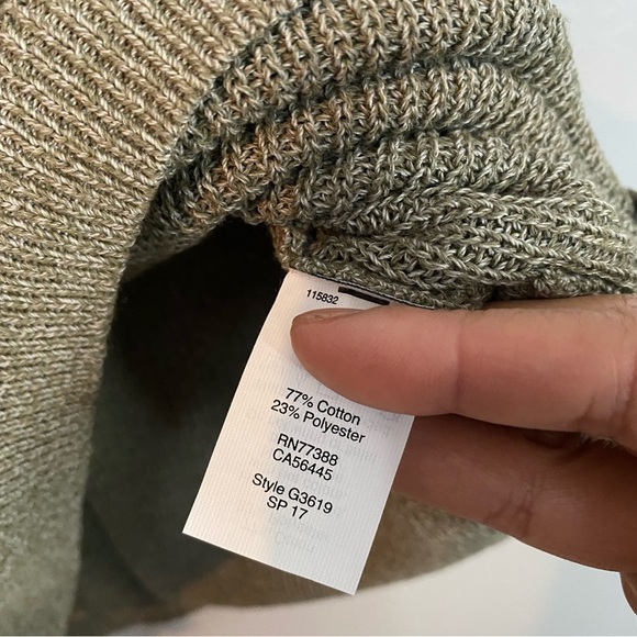 Madewell Olive Green Sleeveless Top Size XXS - Picture 4 of 5